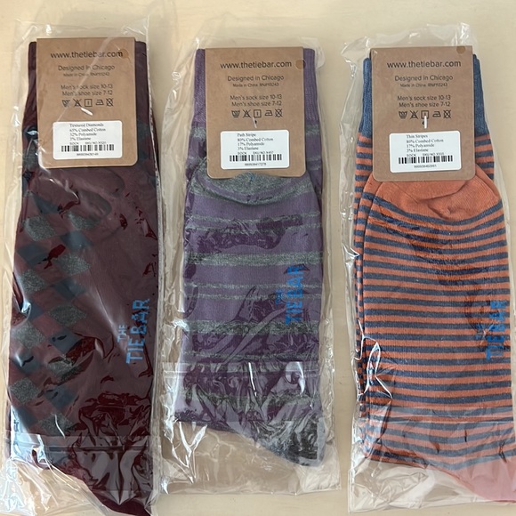 The Tie Bar Dress Socks (six) - Picture 4 of 4
